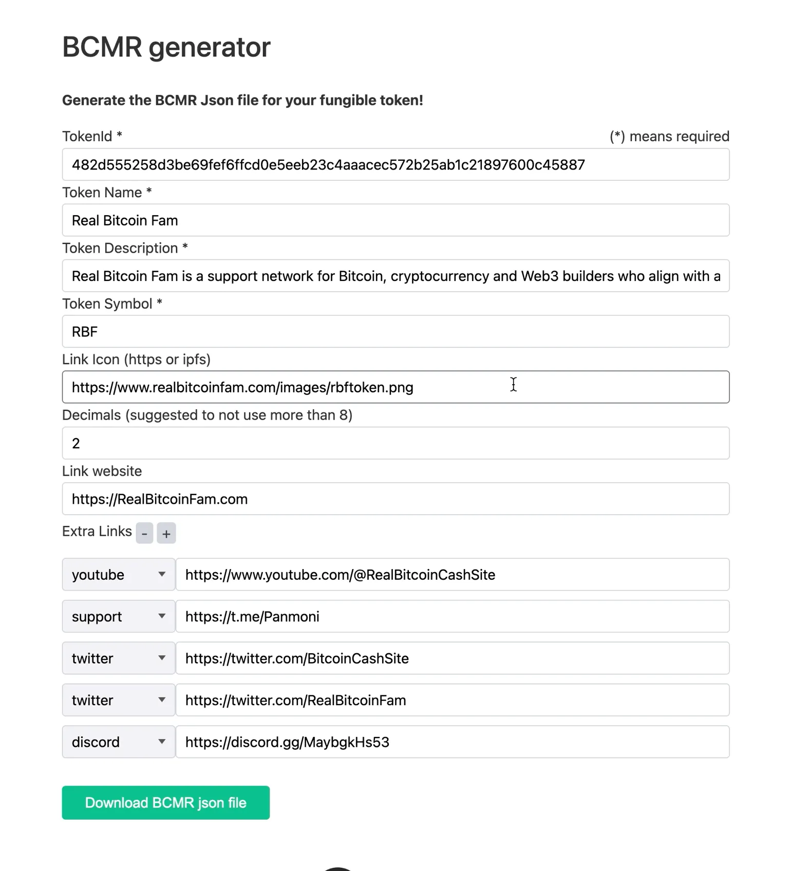 Metadata Generator Screenshot